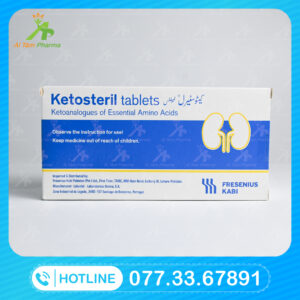 Thuốc Ketosteril (Ketoanalogues of Essential Amino Acids) Mua Ở Đâu Giá Bao Nhiêu?