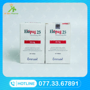 Thuốc Elopag 25mg (Eltrombopag) Mua Ở Đâu Giá Bao Nhiêu?